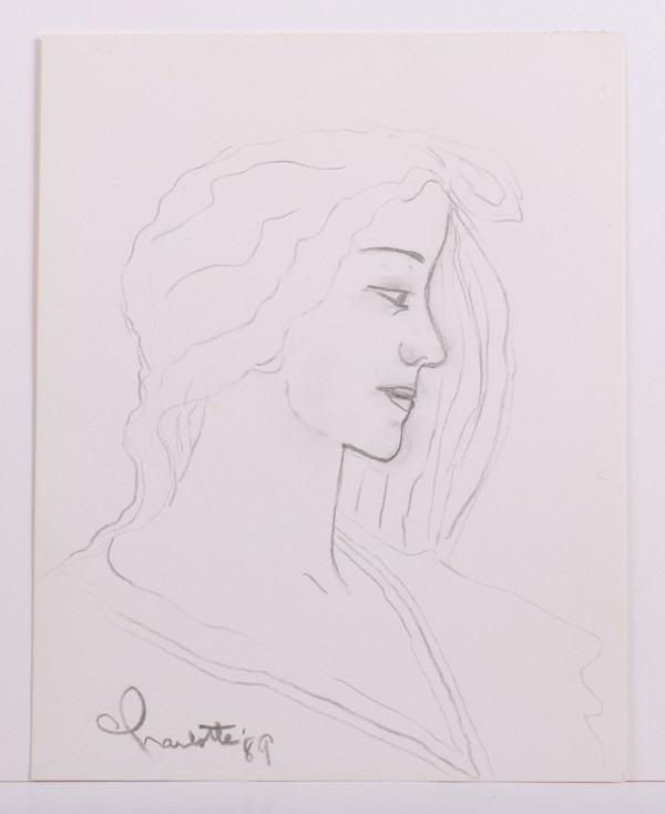 Title Unknown Self Portrait by Charlotte Gilbertson