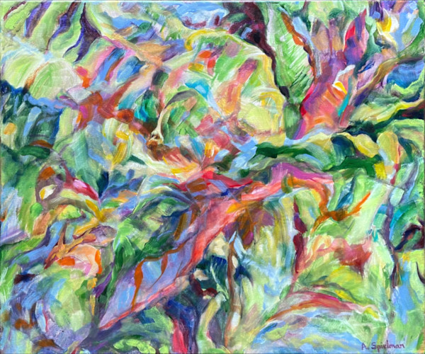 Abstracted Leaves by Annabel Spielman, Image 1.