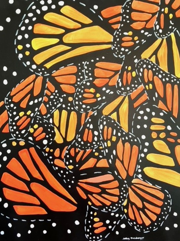 Geometric Monarch by Debby Dernberger