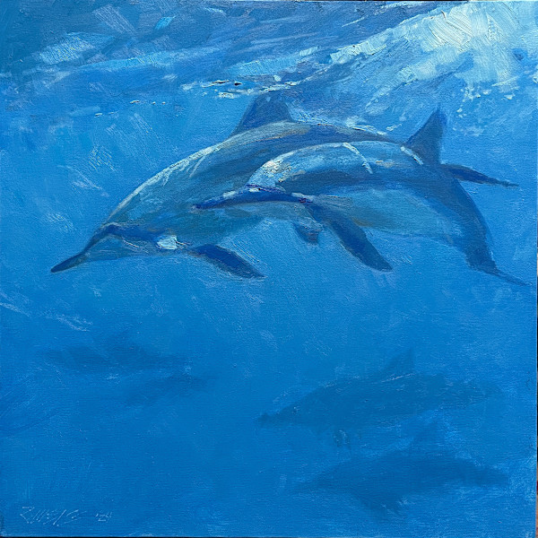 Blue Spinners by Robert Weiss