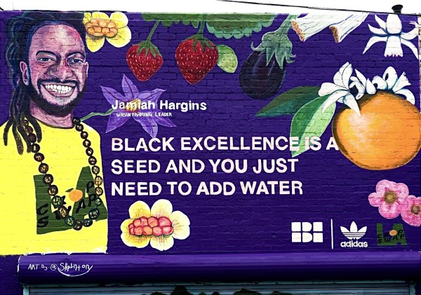 HBE x Adidas Mural by Shplinton