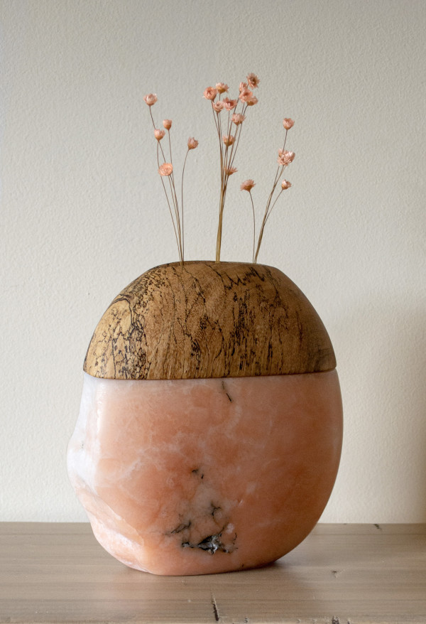 Pink Sunrise Vase by Owen David
