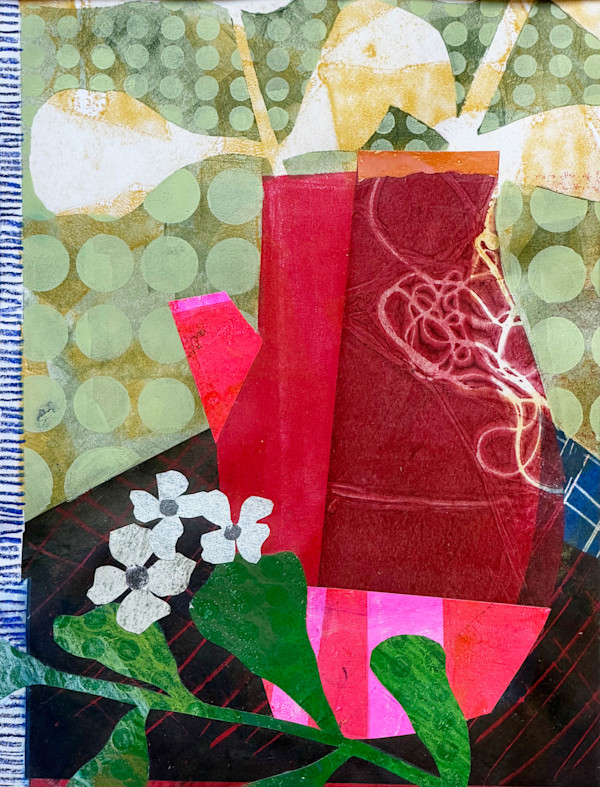 Spouted Vessel and White Flowers by Julie Fei-Fan Balzer, Image 1.