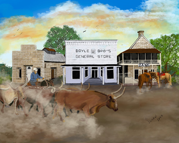 Coming Down the Street by Susan Reich