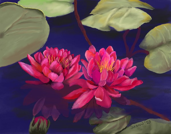 Water Lilies by Susan Reich