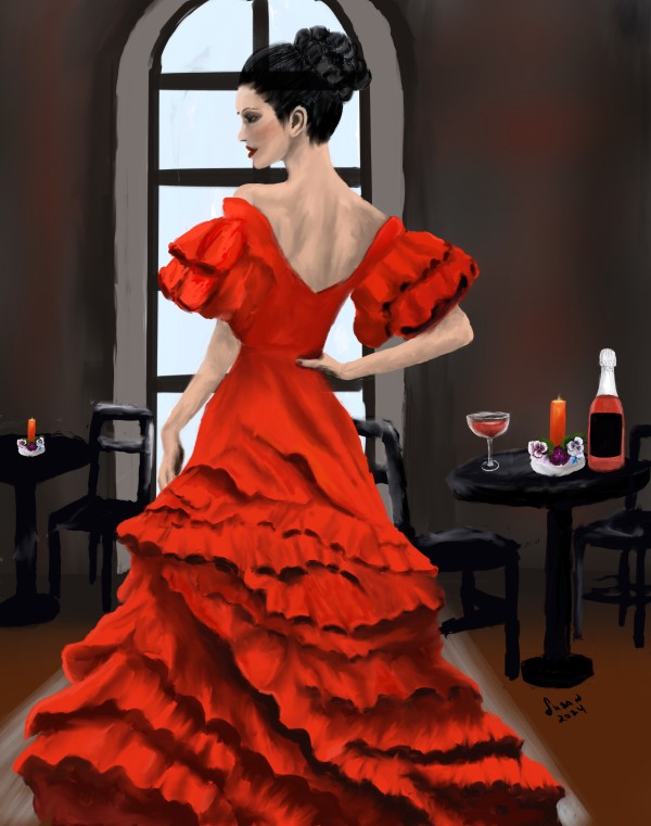 Flamenco Dancer by Susan Reich
