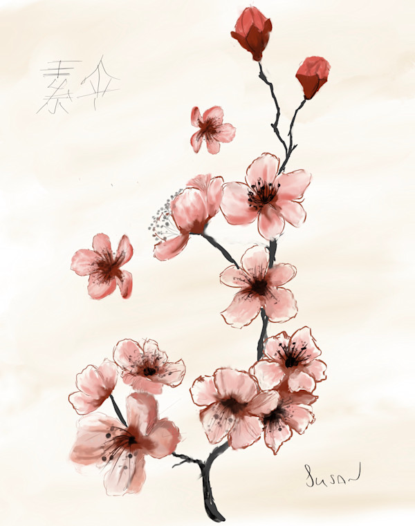 Chinese Peonies by Susan Reich