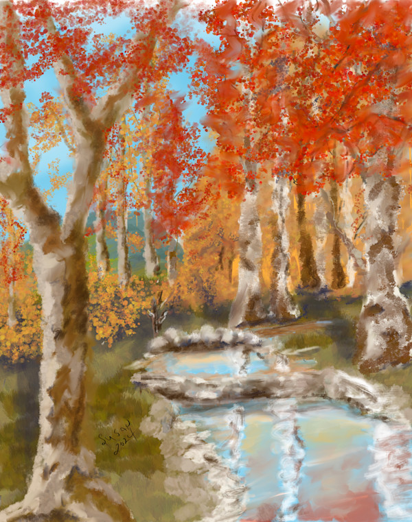Autumn Creek by Susan Reich