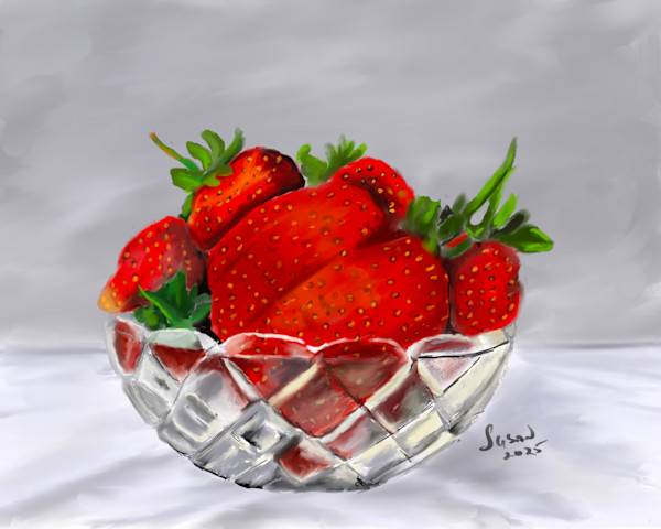 Strawberries by Susan Reich