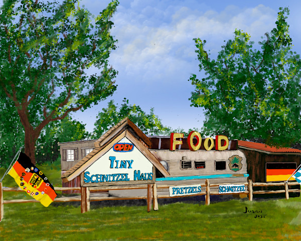 Tiny schnitzel Haus by Susan Reich
