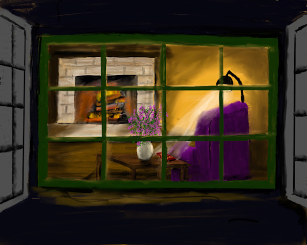 Purple Chair by Susan Reich