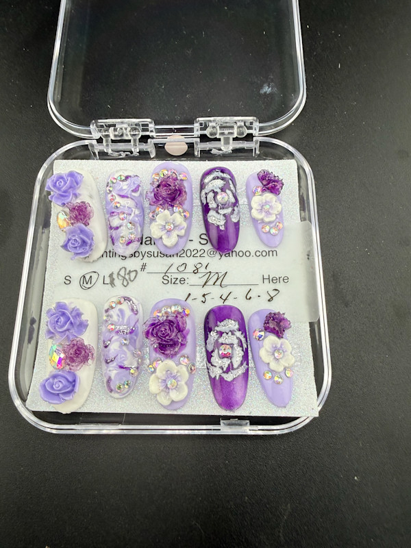 Nail Art -1081 by Susan Reich