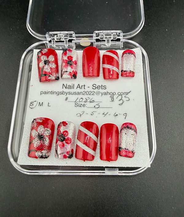 Nail Art -1086 by Susan Reich