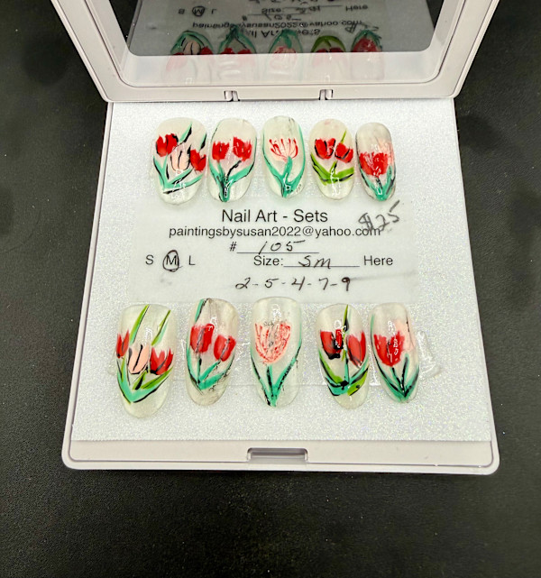 Nail Art -105 by Susan Reich