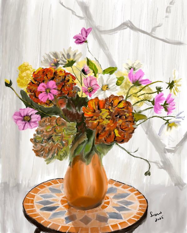 Copper Vase by Susan Reich