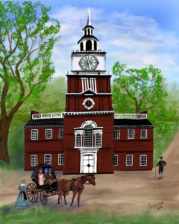 Independence Hall by Susan Reich, Image 1.