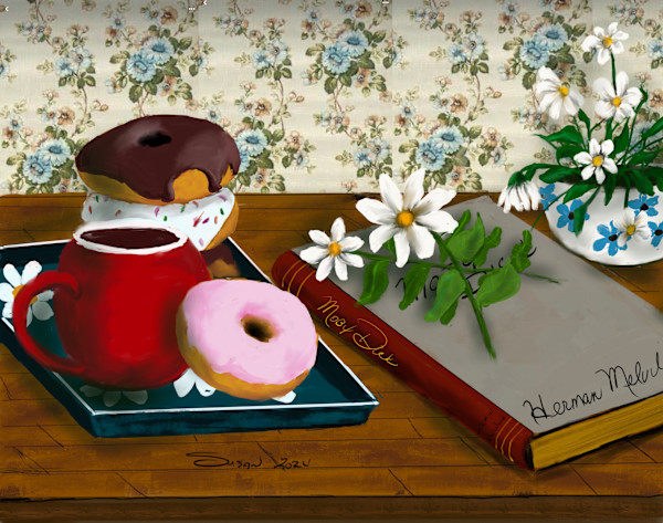 Donuts and Book by Susan Reich