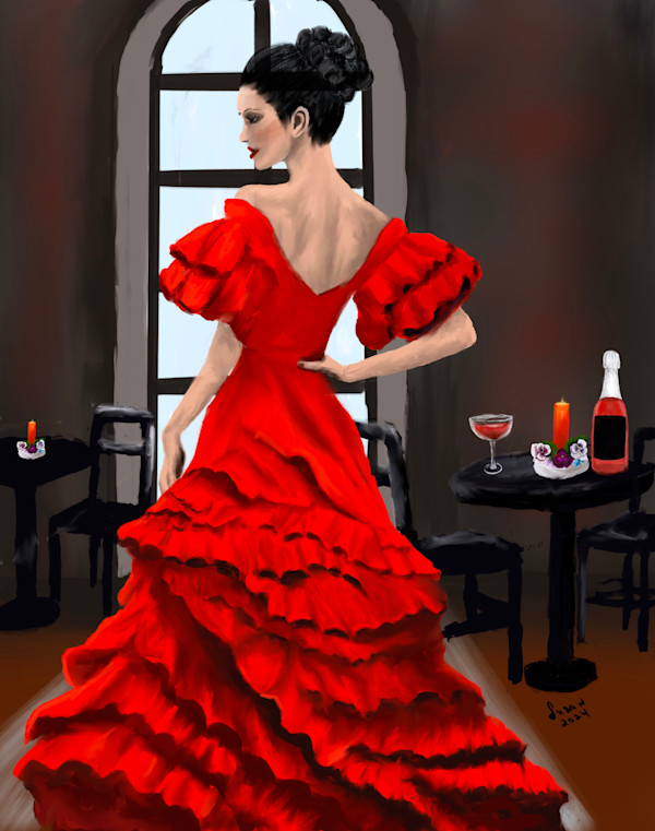 Flamenco Dancer by Susan Reich