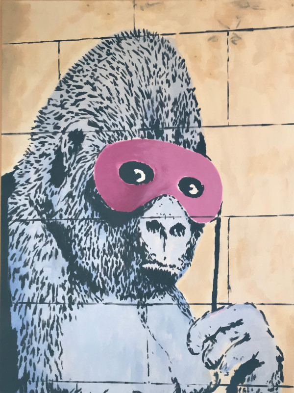 'Pink Mask Gorilla' by Ian Benjamin Griswold