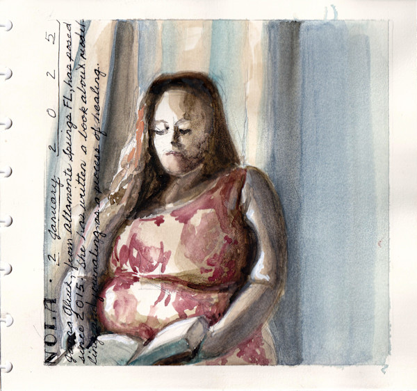 Journey Daybook Page by Margaret Pulis Herrick (Peggy)