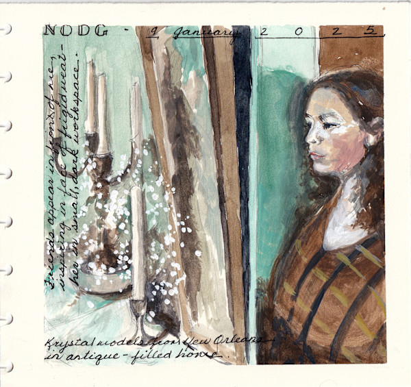 Journey Daybook Page by Margaret Pulis Herrick (Peggy)