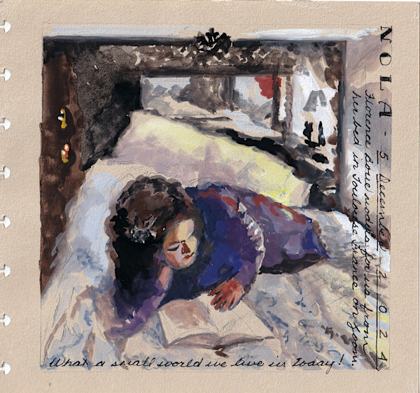 Journey Daybook Page by Margaret Pulis Herrick (Peggy)