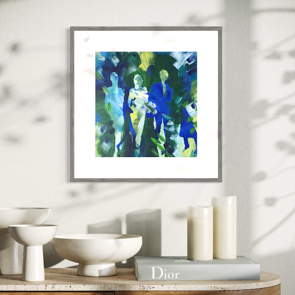 Drei Musen im Blaetterwald by Ulrike Haupt, Image 2.