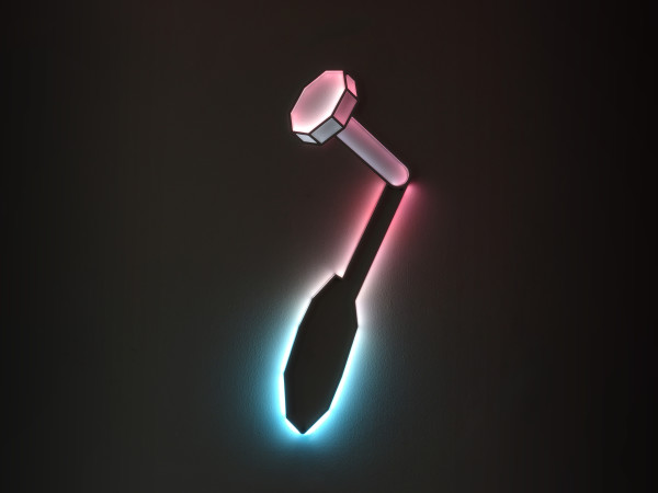 Binary (Nail Head (Shadow)) by James Clar