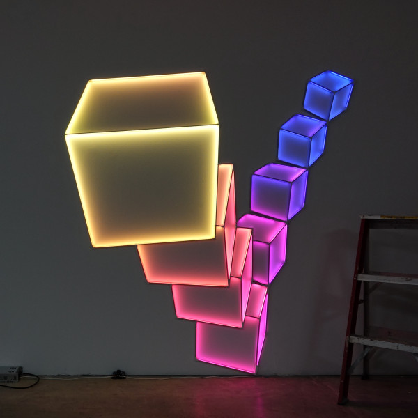 Bouncing Cube by James Clar