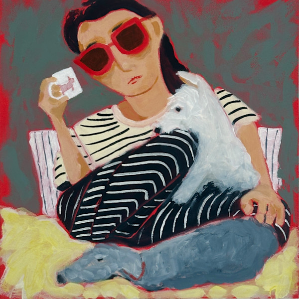 Comfortable in Stripes by Chrissie Richards, Image 2.