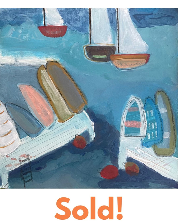 Boat Racks and Sails by Chrissie Richards, Image 2.