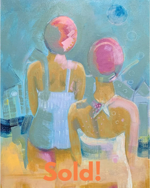 Blue Skies and Beach Huts by Chrissie Richards, Image 2.