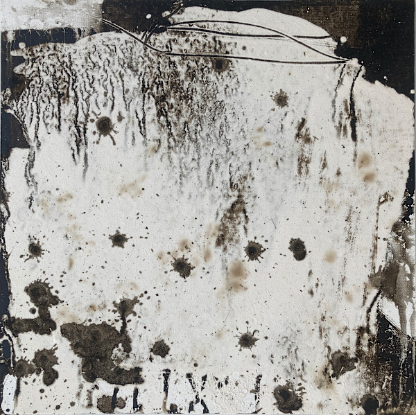First traces in the melting snow yesterday # 1 by Margret Trimborn