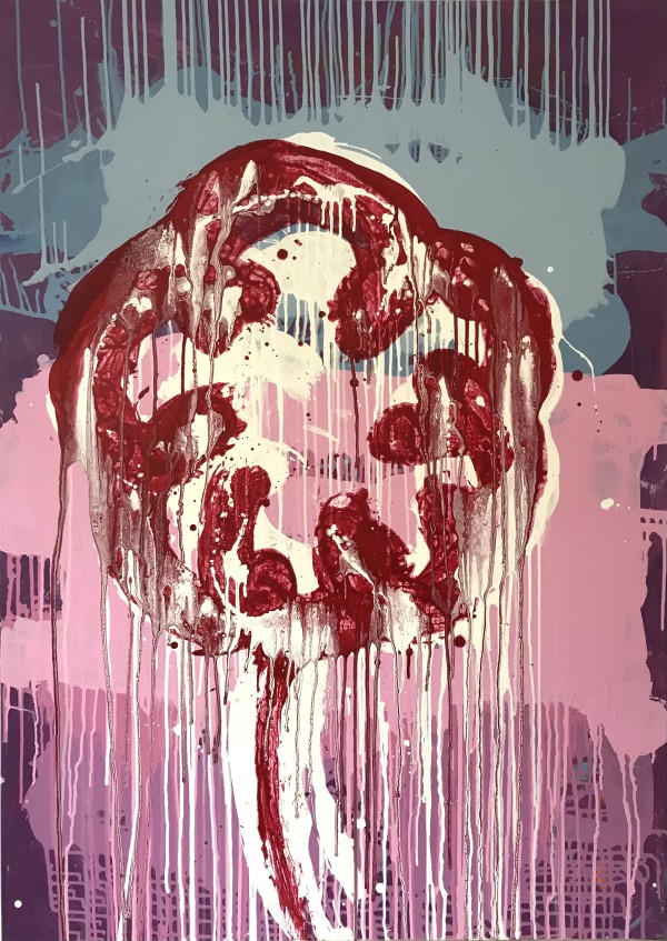 Hommage à Cy Twombly #1 by Margret Trimborn