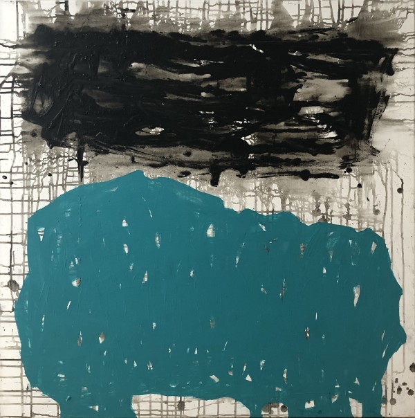 Symphony in Turquoise #1 by Margret Trimborn