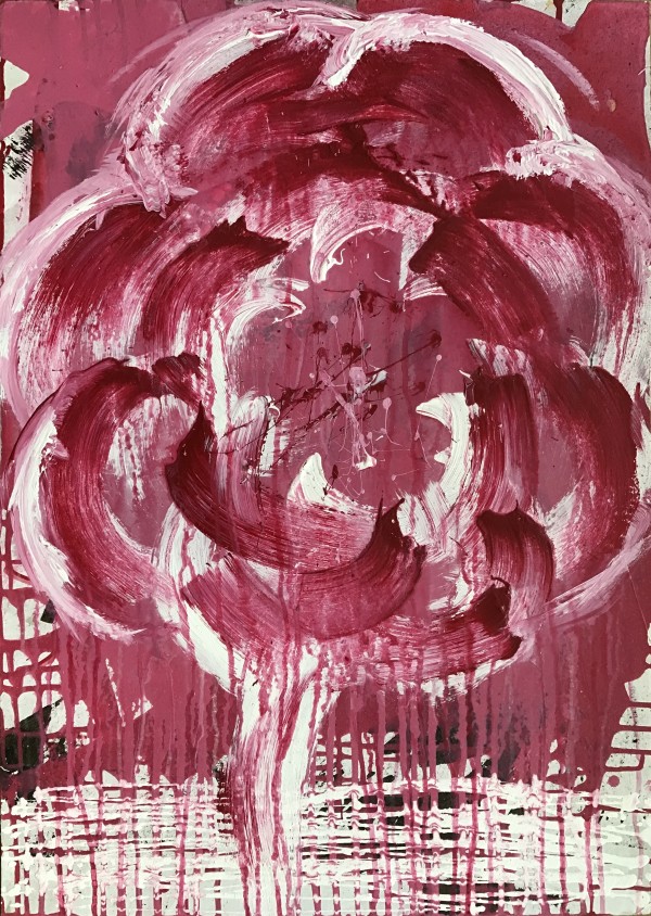 Hommage à Cy Twombly #2 by Margret Trimborn