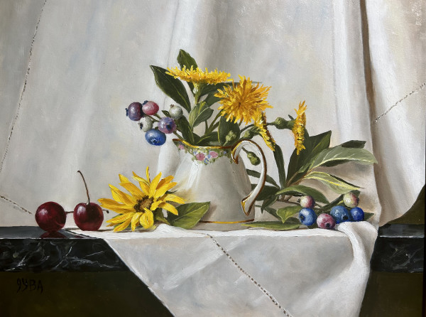 Berries, Cherries, and Flowers by Julie Y Baker Albright