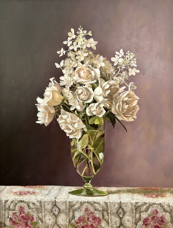 August Roses by Julie Y Baker Albright