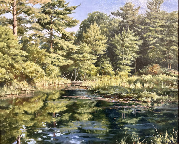 Merrie's Pond Summer AM by Kate Beetle