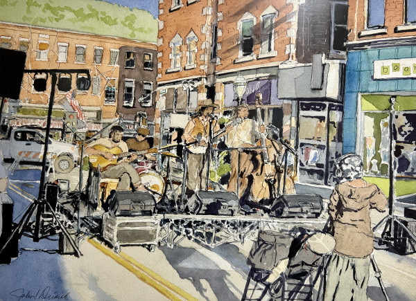 Rocking on Elliot Street by John Dimick