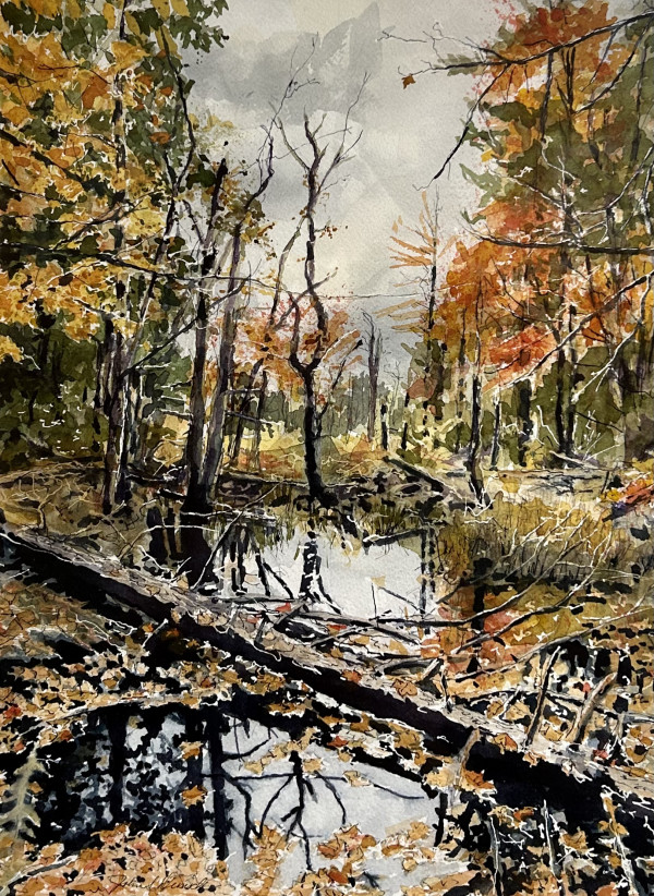 Along New England Trail by John Dimick