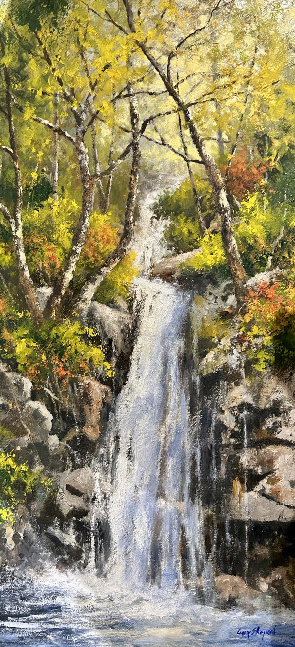 Trailside Waterfall by Gary Shepard