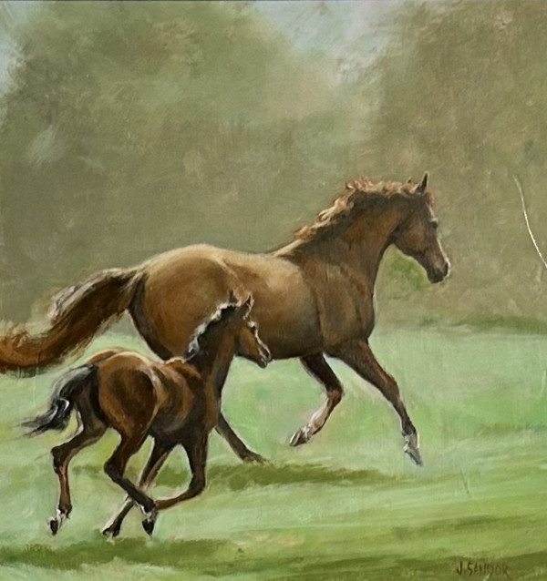 Mare and Foal by Jocelyn Sandor Urban