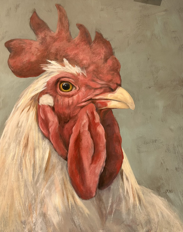 Hermes (Rooster) by Caryn King
