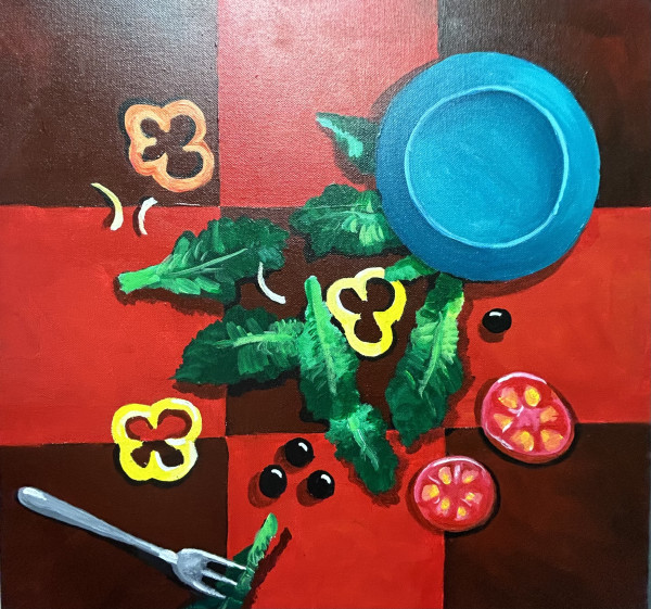 Dropped Food - Salad by Robert W. Brunelle Jr.