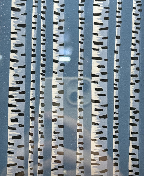Abstract Birches by Daryl Storrs