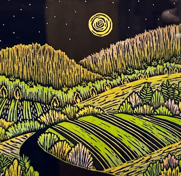 Warm Moonlit Fields by Daryl Storrs
