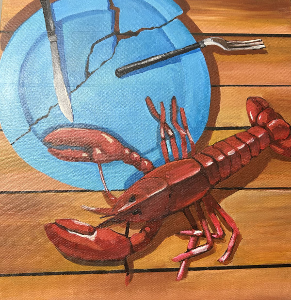 Dropped Food - Lobster by Robert W. Brunelle Jr.