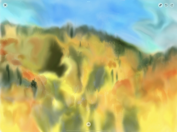 Fall Mountains by Randi Trinka