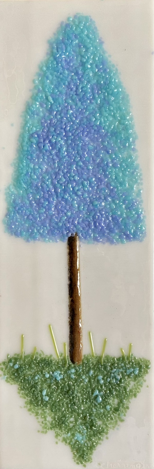 Single Tree Series - Blue by Cindy Cherrington